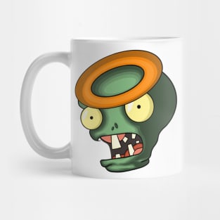 Green Zombie Face Mug